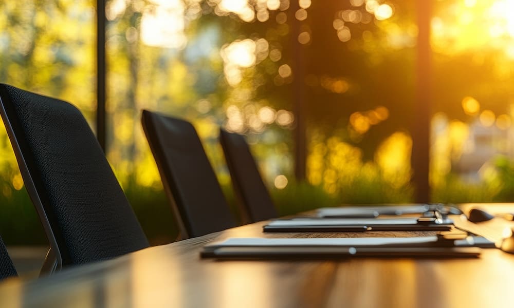 4 Signs Your Staffing Firm is Ready for a Captive - Conference Room Set Up For An Interview